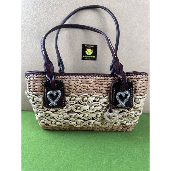 Brighton Jute and Straw Woven basket bag - Beautiful - Picture 1 of 16